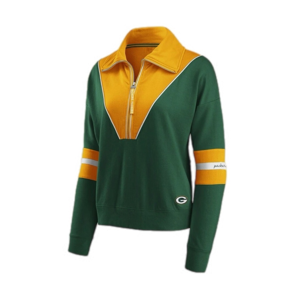 NFL Women's Green Bay Packers Quarter-Zip Sweatshirt